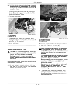Alternative view of John Deere 9500, 9600, 9700 Self-Propelled Forage Harvesters (623000-) (North American) Operator's Manual (OMDXE12760)