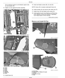 Alternative view of John Deere C8F Folding Corn Head (820001-) (Export Edition) Operator's Manual (OMDXE12851)