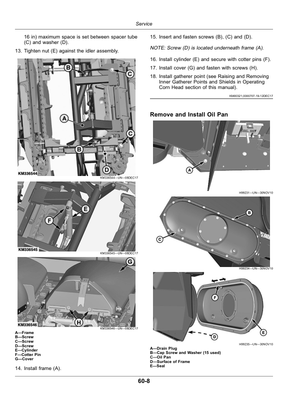 John Deere C8F Folding Corn Head (820001-) (Export Edition) Operator's Manual (OMDXE12851) - Image 2