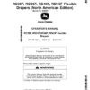 John Deere RD30F, RD35F, RD40F, RD45F Flexible Drapers (830001-) (North American) Operator's Manual (OMDXE13034)