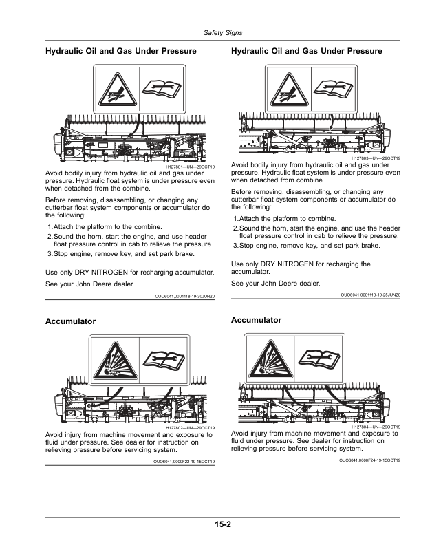 John Deere RD30F, RD35F, RD40F, RD45F Flexible Drapers (830001-) (Export Edition) Operator's Manual (OMDXE13035) - Image 2