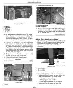 Alternative view of John Deere C12F, C16F, C18F Folding Corn Heads (Export Edition) (830001-) Operator's Manual (OMDXE13199)