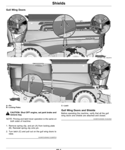 Alternative view of John Deere S760, S770, S780, S790 Combines (North American) (830001-) Operator's Manual (OMDXE13338)