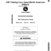 John Deere C8F Folding Corn Head (North American) (830001-) Operator's Manual (OMDXE13441)