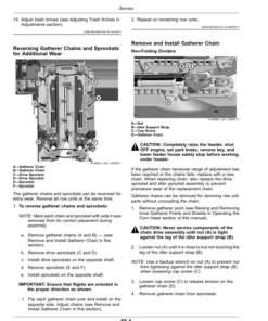 Alternative view of John Deere C8F Folding Corn Head (North American) (830001-) Operator's Manual (OMDXE13441)