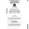 John Deere 9500, 9600, 9700 Self-PropelledForage Harvesters Operator's Manual (OMDXE13609)