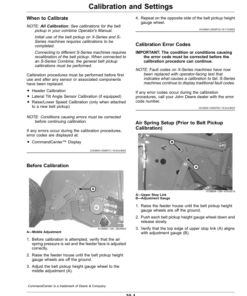 Alternative view of John Deere BP 15 Belt Pickup (835001-) (North American) Operator's Manual (OMDXE14069)
