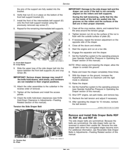 Alternative view of John Deere RDF 30, RDF 35, RDF 40, RDF 45 Flexible Drapers (835001-) (North American) Operator's Manual (OMDXE14074)