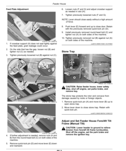 Alternative view of John Deere S7 600, S7 700 Combines (145000-) (China) Operator's Manual (OMDXE14260TC)