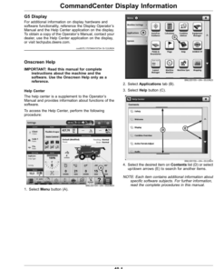 Alternative view of John Deere S7 600, S7 700, S7 800, S7 900 Combines (160100-) (South America) Operator's Manual (OMDXE14355)