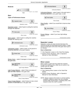 Alternative view of John Deere X9 1000, X9 1100 Combines (835001-) (European Edition) Operator's Manual (OMDXE14852)
