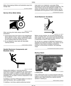 Alternative view of John Deere X9 1000, X9 1100 Combines (835001-) (North American) Operator's Manual (OMDXE14856)
