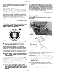 Alternative view of John Deere T6 800, HillMaster Combines Operator's Manual (OMDXE15041)