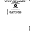 John Deere T5 400, T5 500, T5 600, T5 700, T6 500, T6 600, T6 700, T6 800, HillMaster Combines Operator's Manual (OMDXE15047)