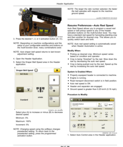 Alternative view of John Deere T6 800, HillMaster Combines Operator's Manual (OMDXE15052)