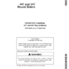 John Deere 447, 547 Round Balers (- 319999) Operator's Manual (OME126849)