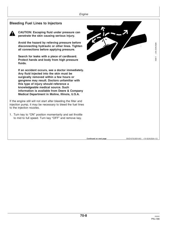 John Deere 4895 Self Propelled Windrower (310001-) Operator's Manual (OME130509) - Image 3