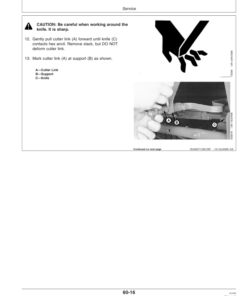 Alternative view of John Deere 457 Standard Round Baler Operator's Manual (OME130950)