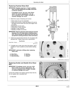 Alternative view of John Deere 348 Square Baler (MY2019) Operator's Manual (OME131731)