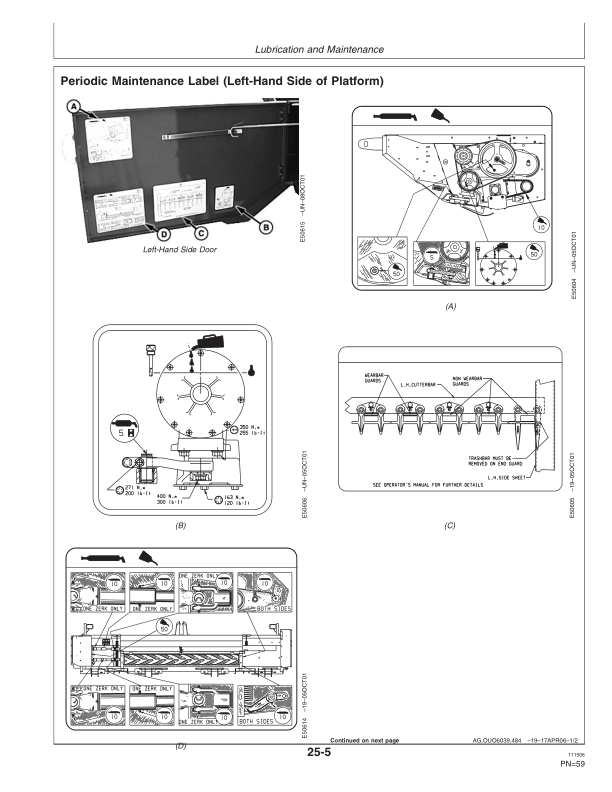 John Deere 896 Auger Platform North America (000001-359999) Operator's Manual (OME131835) - Image 3
