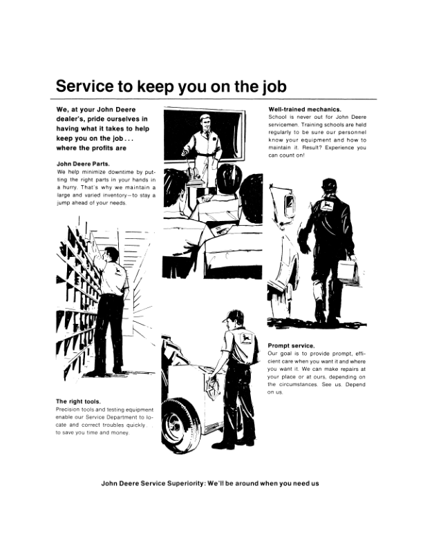 John Deere 15A, 16A Rotary Choppers Operator's Manual (OME16422) - Image 2