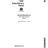 John Deere 850 Series Side-Delivery Rakes Operator's Manual (OME20024)