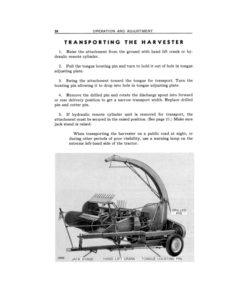 Alternative view of John Deere No. 8 Forage Harvester Operator's Manual (OME29857)