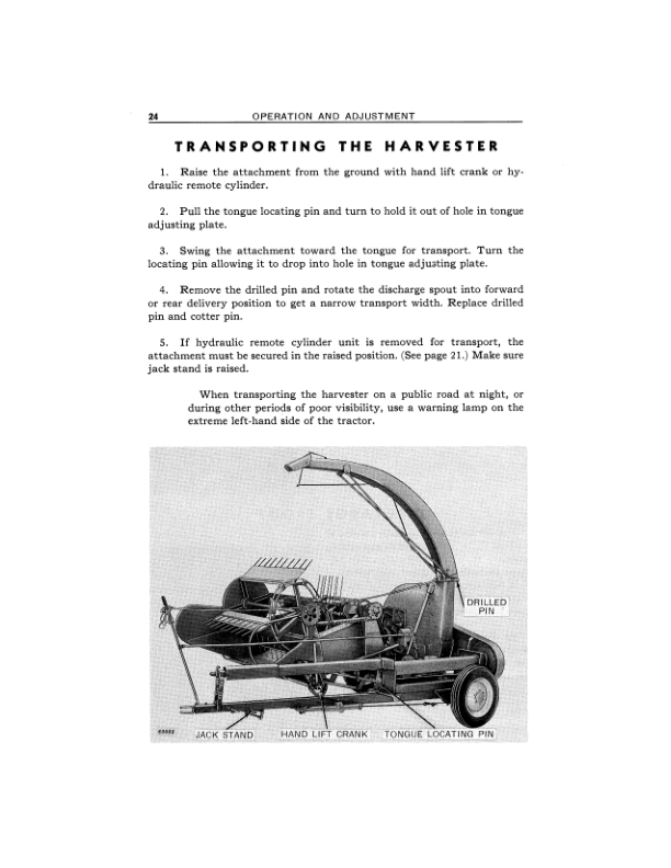 John Deere No. 8 Forage Harvester Operator's Manual (OME29857) - Image 2