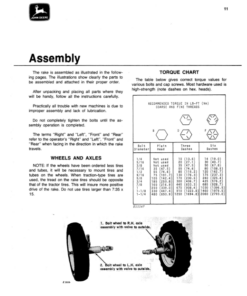 Alternative view of John Deere 640 Side-Delivery Rake Operator's Manual (OME36545)
