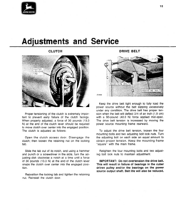Alternative view of John Deere 390 Stationary Cuber Operator's Manual (OME42627)