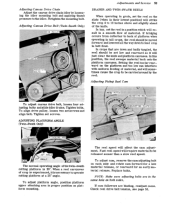 Alternative view of John Deere 880 Hydrostatic-Drive Windrower (-050604) Operator's Manual (OME43500)