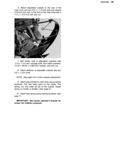 Alternative view of John Deere 3700 Mower Operator's Manual (OME44359)