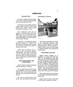 Alternative view of John Deere 483, 485 Mower & Conditioner Operator's Manual (OME44809)