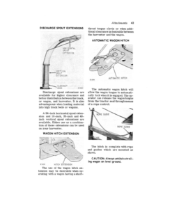 Alternative view of John Deere 38 Forage Harvester Operator's Manual (OME45858)