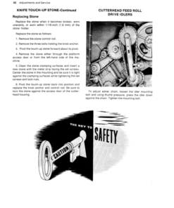 Alternative view of John Deere 425 Hay Cuber Operator's Manual (OME46423)