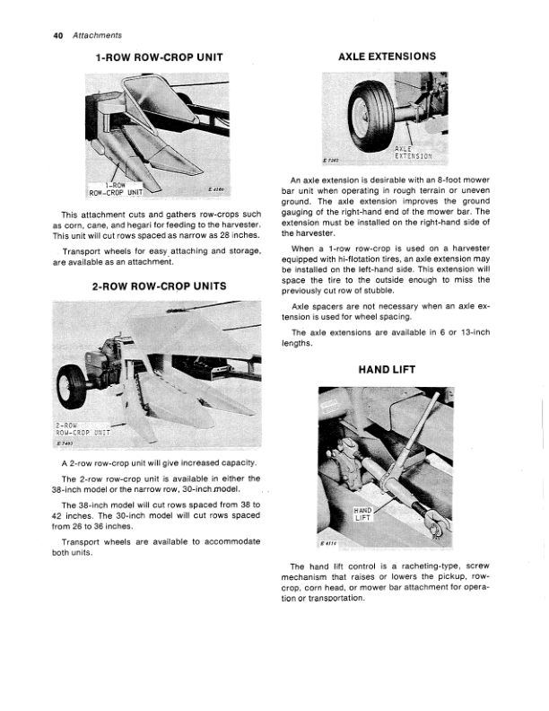 John Deere 38 Forage Harvester Operator's Manual (OME48206) - Image 2
