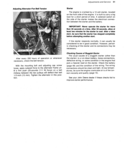 Alternative view of John Deere 800 Self-Propelled Windrower Operator's Manual (OME48834)