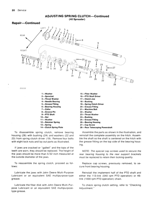 John Deere 34 (010501-), 40 (006201-) Manure Spreader Operator's Manual (OME51471) - Image 2