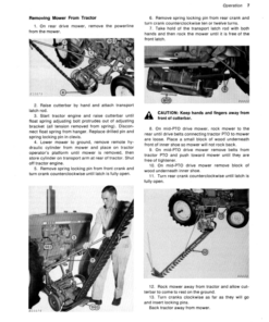 Alternative view of John Deere 250 Side-Mounted Mower Operator's Manual (OME53089)