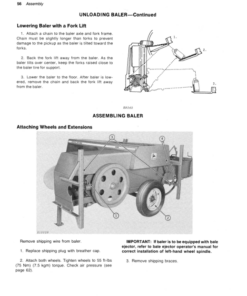 Alternative view of John Deere 336 Series Baler (North America Edition) Operator's Manual (OME53642)