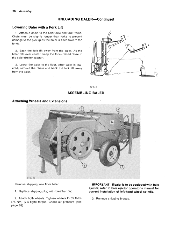 John Deere 336 Series Baler (North America Edition) Operator's Manual (OME53642) - Image 2