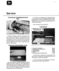 Alternative view of John Deere Forage Harvester Cab Operator's Manual (OME55681)
