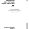 John Deere 5200, 5400 Forage Harvesters Operator's Manual (OME58032)