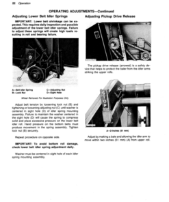 Alternative view of John Deere 410 Round Baler Operator's Manual (OME60621)