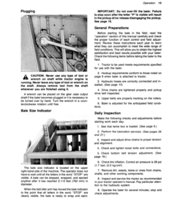 Alternative view of John Deere 510 Round Baler (390001-) Operator's Manual (OME61920)