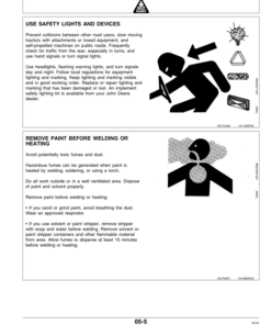 Alternative view of John Deere 16A Rotary Chopper Operator's Manual (OME63129)