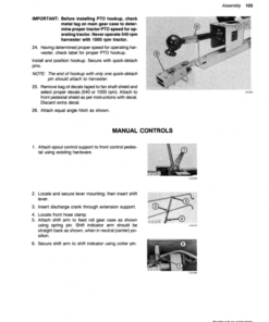 Alternative view of John Deere 3940, 3960 Forage Harvesters Operator's Manual (OME66992)