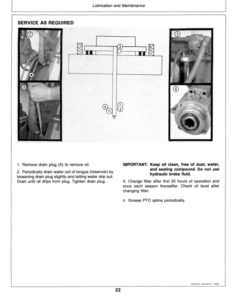 Alternative view of John Deere 1424 Mower Conditioner Operator's Manual (OME73044)