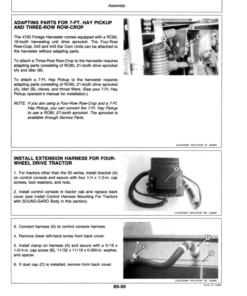 Alternative view of John Deere 4720 Forage Harvester Operator's Manual (OME73382)