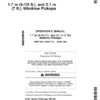 John Deere Windrow Pickups 5.5-Ft. (1.7M), 7-Ft. (2.1M) Operator's Manual (OME73454)